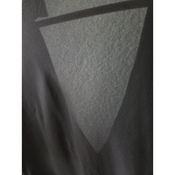 Banana Republic Black Semi Sheer Silk Blouse Sz Small. Y2K, Vampcore Lightweigt - Picture 7 of 7